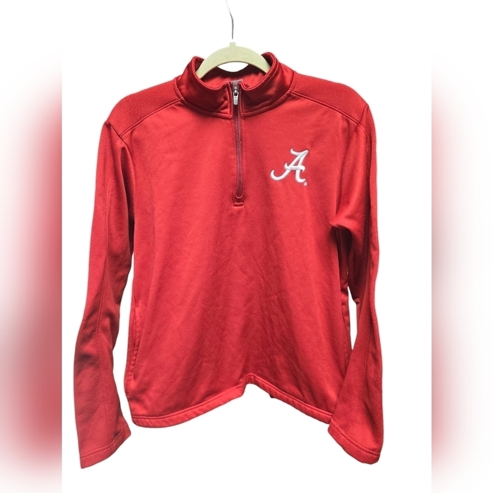 Knight's Apparel Brand Alabama Crimson Tide Half-Zip Top - Crimson Sz.S